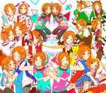  animal_ears aoi_hinata aoi_yuuta brown_hair cat_ears earphones ensemble_stars! green_eyes group_name happy_birthday kiyoseto multiple_boys siblings twins 