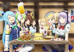  :d ^_^ ^o^ active_raid alcohol aqua_(konosuba) bangs bar beer beer_mug black_skirt blonde_hair blue_eyes blue_hair blunt_bangs blush boku_dake_ga_inai_machi bottle bow bowtie breasts brown_eyes brown_hair closed_eyes closed_mouth crossover cup daauchi dagashi_kashi dimension_w eating foam food frills galko green_eyes green_hair haikyuu!! hair_rings hairband high-waist_skirt holding holding_cup indoors katagiri_airi kawakami_mai kazari_asami kono_subarashii_sekai_ni_shukufuku_wo! large_breasts leaf looking_at_viewer md5_mismatch meat multiple_crossover multiple_girls musaigen_no_phantom_world open_mouth oshiete!_galko-chan pantyhose plate poster_(object) puffy_short_sleeves puffy_sleeves purple_eyes red_bow red_neckwear season_connection shidare_hotaru short_sleeves sitting skirt smile table underbust water_bottle yachi_hitoka yurizaki_mira 