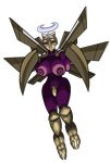  absurd_res ancient anthro armor arthropod bandage battle_armor big_breasts breasts cicada dark female forbiddenknights2 ghost guardian halo helmet hi_res horn huge_breasts human humanized insect light mammal mysterious navel nintendo nipples pok&eacute;mon pok&eacute;morph purple_body shedinja shell spirit video_games weapon 