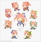  @_@ animal_ears aosora_aoi bad_id bad_pixiv_id blue_eyes chibi closed_eyes detached_sleeves fate/extra fate/grand_order fate_(series) fox_ears fox_tail green_eyes hair_rings heart japanese_clothes kimono long_hair multiple_girls orange_hair pink_hair ponytail red_eyes ringlets short_hair sparkle tail tamamo_(assassin)_(fate) tamamo_(fate)_(all) tamamo_cat_(fate) tamamo_no_mae_(fate) twintails wavy_hair yellow_eyes 