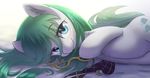  blue_eyes cloudy_quartz_(mlp) cutie_mark earth_pony equine eyewear female feral friendship_is_magic fur glasses green_hair grey_fur grey_hair hair horse looking_at_viewer mammal mature_female my_little_pony pony smile young 