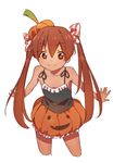  brown_eyes brown_hair camisole halloween halloween_costume heart heart-shaped_pupils highres kantai_collection libeccio_(kantai_collection) long_hair smile solo symbol-shaped_pupils tim_loechner twintails 