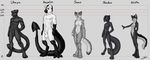  2015 absurd_res animal_genitalia anselm_fenrisulfr anthro balls black-kitten black_fur blue_eyes breasts canine dragon feline female fur green_eyes group hand_on_hip height_chart hi_res hybrid leopard lineup looking_at_viewer male mammal nipples nude panther purple_eyes pussy red_eyes shads sheath smile snow_leopard standing ubaya wolf young 