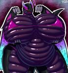  ! 2016 anthro anthrofied bat_wings belly big_belly big_breasts bikini black-scales bra breasts capcom claws clothed clothing dragon english_text eyeless fan_character female fuzzychicken goa gore_magala hi_res holding_breast huge_breasts hyper hyper_belly hyper_breasts membranous_wings monster_hunter navel obese open_mouth overweight purple_background purple_scales scales scalie signature simple_background skimpy swimsuit teeth text underwear video_games voluptuous white_claws wings 