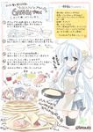  akatsuki_(kantai_collection) apron bandana blue_eyes crepe food frying_pan hammer_and_sickle hibiki_(kantai_collection) hizuki_yayoi ikazuchi_(kantai_collection) inazuma_(kantai_collection) instructions kantai_collection long_hair mixing_bowl multiple_girls pancake recipe sailor_collar silver_hair spatula thighhighs translated verniy_(kantai_collection) |_| 