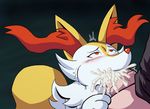 2016 blush braixen canine cheek_bulge clothed clothing cum cum_in_mouth cum_inside darkyamatoman duo ear_tuft faceless_male fellatio female forest fox fur grass half-closed_eyes human interspecies male male/female mammal mostly_nude nintendo oral oral_penetration orgasm penetration penis pok&eacute;mon pok&eacute;philia red_eyes red_fur saliva sex solo_focus tongue tongue_out tree tuft vein veiny_penis video_games white_fur yellow_fur 