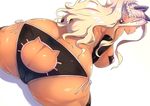  animal_ears ass bad_id bad_twitter_id breasts butt_crack cat_cutout_panties cat_ears cat_lingerie covered_nipples dark_skin fake_animal_ears galko's_sister gyaru hairband huge_breasts kogal long_hair meme_attire nuezou oshiete!_galko-chan panties side-tie_panties solo tongue underboob underwear 