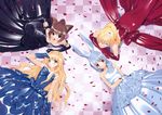  alice alice_in_wonderland animal_ears bunny_ears cheshire_cat dress fancy_fantasia march_hare nekomimi queen_of_hearts ueda_ryou 