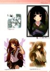  5_nenme_no_houkago amane_misa death_note enma_ai hitsuuchi_yorutsuki jigoku_shoujo kantoku kimi_to_boku_no_kowareta_sekai kimono seifuku yagami_light 