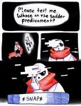  aftertale animated_skeleton blood bone clothed clothing comic dialogue english_text geno_sans_(aftertale)_(character) loverofpiggies male melting not_furry scarf skeleton text undead undertale video_games wounded 