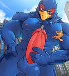  avian bird canine cock_vore falco_lombardi fox fox_mccloud macro male mammal mayar nintendo nipples penis size_difference star_fox video_games vore wolf wolf_o&#039;donnell 