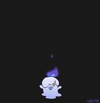  animated_gif artist_name black_background candle chandelure fire gen_5_pokemon grimmy666666 lampent litwick melting motion_lines no_humans pokemon pokemon_(creature) purple_fire simple_background spinning transformation 