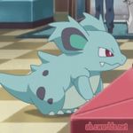  animated aquabunny edit fangs female frown human low_res mammal nidorina nintendo pok&eacute;mon red_eyes solo_focus sweat sweatdrop video_games 