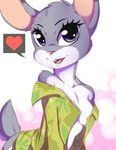  &lt;3 bottomless clothed clothing disney hi_res judy_hopps lagomorph looking_at_viewer mammal open_shirt rabbit rainbowscreen shirt simple_background smile undressing white_background zootopia 