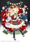  btoor christmas cosette_(sid_story) horns sid_story thighhighs watermark 