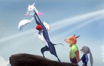  bunnie disney duplicate fox furry kyubey lion_king madoka rafiki tail yudy_hopps zootopia 