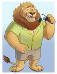  anthro disney feline fur hi_res leodore_lionheart lion male mammal the_farewelled zootopia 