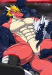  anthro delga dragon fingering kuromaru male muscular oral ryuukikeito slit_play 