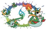  ambiguous_gender fak&eacute;mon hi_res mega_evolution nintendo pok&eacute;mon reptile scalie serperior servine snake snivy video_games 