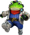  5_fingers amphibian boots clothing fingerless_gloves footwear frog gloves green_skin had male nintendo official_art scouter slippy_toad star_fox video_games 