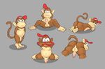  balls butt diddy_kong erection hat ikiki male mammal monkey penis primate solo uncut 