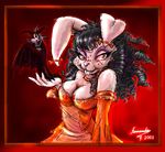  2003 anthro black_hair clothed clothing duo female fernando_faria hair lagomorph mammal rabbit solo_focus 