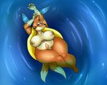  bedroom_eyes big_breasts big_butt breasts butt floating floatzel half-closed_eyes hand_above_head huge_breasts huge_butt looking_at_viewer lurkingtyger nintendo overweight pok&eacute;mon pose pussy seductive slightly_chubby thick_thighs video_games voluptuous water wide_hips 