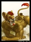  anhes anthro feline male mammal saber-toothed_cat solo 