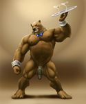  anhes anthro bear male mammal muscular penis solo 