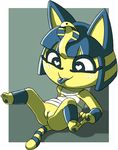  animal_crossing ankha cat feline female gaturo mammal nintendo solo video_games 