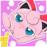  blush bow clitoris female half-closed_eyes jigglypuff looking_at_viewer lying muneneko nintendo on_side pok&eacute;mon pussy pussy_juice solo spread_legs spread_pussy spreading sweat video_games 