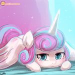  antichrist baby equine horn horse lumineko mammal my_little_pony pony princess_flurry_heart winged_unicorn wings young 