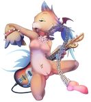  action_pose anthro avian b-ern bdsm beak bird bondage bound breasts chain collar dildo feathers female guitar holding_object holding_weapon music musical_instrument nude open_mouth piercing punk purple_feathers pussy sex_toy solo weapon 