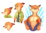  canine connor_(artist) digital_media_(artwork) disney fox fur male mammal nick_wilde zootopia 