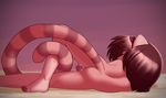  anthro anus azalea butt cub eyes_closed female fingering fingering_self fur hair james_(artist) lemur lying mammal masturbation nude pink_fur plantigrade primate pussy_juice solo vaginal vaginal_fingering vaginal_masturbation young 