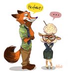  canine caprine dawn_bellwether digital_media_(artwork) disney female fox fur male mammal nick_wilde pafull sheep zootopia 