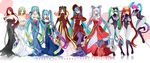  alternate_costume arcade_sona artist_name bare_shoulders black_hair blonde_hair blue_eyes blue_hair bodysuit bonnet breasts character_name cleavage dj_sona dress drill_hair full_body gradient_hair green_hair guqin_sona heart heart_hands highres huayue large_breasts league_of_legends long_dress long_hair long_sleeves looking_at_viewer multicolored_hair multiple_girls multiple_persona muse_sona orange_hair pentakill_sona poro_(league_of_legends) red_dress red_eyes red_hair silent_night_sona sleeveless sleeveless_dress sona_buvelle standing sweetheart_sona twintails very_long_hair white_hair 