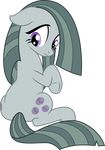  2016 absurd_res alpha_channel cutie_mark earth_pony equine female feral friendship_is_magic fur grey_fur grey_hair hair hi_res horse looking_back mammal marble_pie_(mlp) my_little_pony pencils_(artist) pony purple_eyes simple_background solo transparent_background 