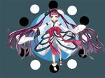  alphago black_hair board_game detached_sleeves go google hair_ornament long_hair solo tomiwo twintails very_long_hair 