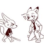  canine clothing disney fennec finnick fox male male/male mammal nick_wilde sakusaya2_(artist) zootopia 