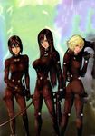  black_hair blonde_hair blue_eyes breasts gantz large_breasts long_hair mary_mcclane shimohira_reika tagme yamasaki_anzu 