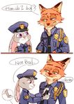  azckll。 canine digital_media_(artwork) disney female fox fur hi_res judy_hopps lagomorph male mammal nick_wilde rabbit zootopia 