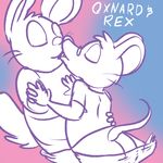  cute duo hamster kissing male male/male mammal mouse nishi oxynard rex(mouse) rodent romantic 