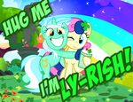  bonbon_(mlp) cutie_mark duo earth_pony equine female feral friendship_is_magic fur hair holidays horn horse lyra_heartstrings_(mlp) mammal milkshake multicolored_hair my_little_pony one_eye_closed pixelkitties pony smile st._patrick&#039;s_day two_tone_hair unicorn 