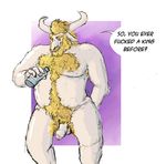  anal anal_fingering anthro asgore_dreemurr body_hair caprine chest_hair fingering goat grivaire lube male mammal musclegut muscular penis pubes slightly_chubby undertale video_games 