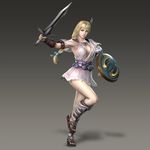  dress no_bra sophitia_alexandra soul_calibur sword weapon 