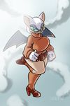  bat big_breasts breasts clothing cosplay eyewear female glasses mammal rouge_the_bat scooby-doo_(series) solo sonic_(series) velma_(scooby-doo) wings 