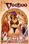  adam_hughes antique_radio armlet art_nouveau bandana black_cat black_hair black_panties bra bracelet breasts brown_eyes cat cleavage commentary cover cover_page dc_comics earrings jewelry lace lace-trimmed_bra large_breasts lips lipstick long_hair makeup money money_hold navel necklace panties pearl_necklace priscilla_kitaen radio ring skirt skirt_removed solo tattoo traditional_media underwear underwear_only wild_c.a.t.s 