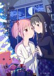  akemi_homura ayanero_taicho blush box christmas_tree cloud couple cover cover_page doujin_cover gift gift_box happy jewelry kaname_madoka mahou_shoujo_madoka_magica mahou_shoujo_madoka_magica_movie moon multiple_girls night night_sky rating single_earring sky stuffed_animal stuffed_toy teddy_bear window yuri 