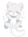  blush chano chano_(character) chinchilla cloak clothing cub fur grey_fur grey_tail jumping korean_text mammal paws rodent smile text translated whiskers young 
